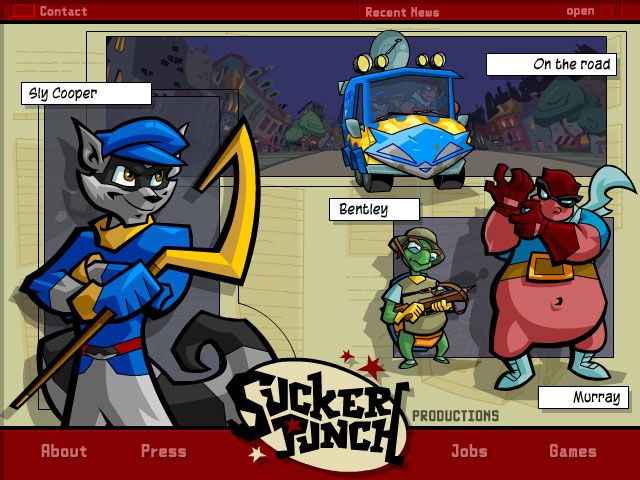 Kaitou Sly Cooper 100% Save File : Sucker Punch : Free Download