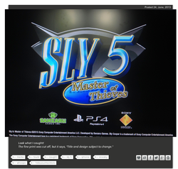 Sly 5 Master of Thieves